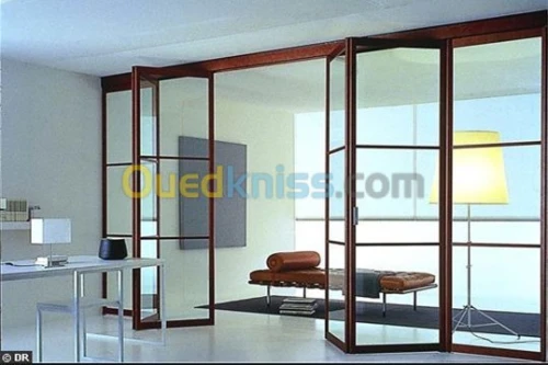 Porte et porte fenêtre en verre 