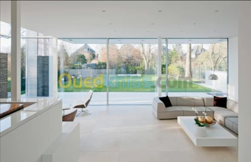 Porte et porte fenêtre en verre 