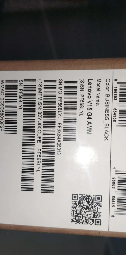 Lenovo V15 G4 AMN NEUF SOUS EMBALLAGE
