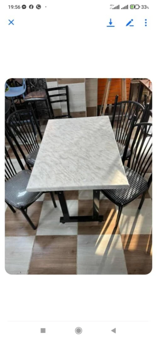 Chaise cafétéria restaurant 