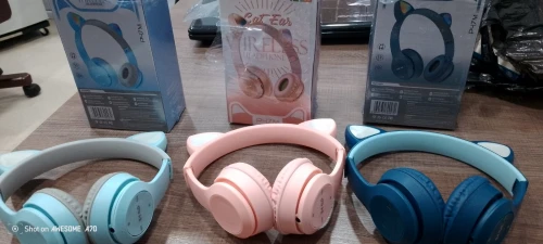 Casque bluetooth lumineuse pour fille سماعات بلوتوث للاطفال خير هدية