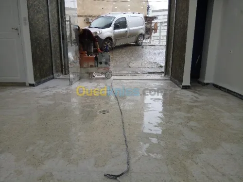 ponçage lustrage cristallisation  