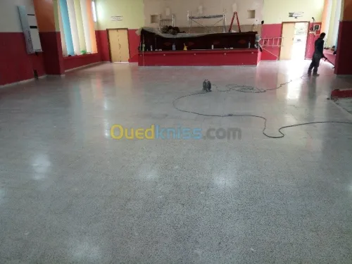 ponçage lustrage cristallisation  