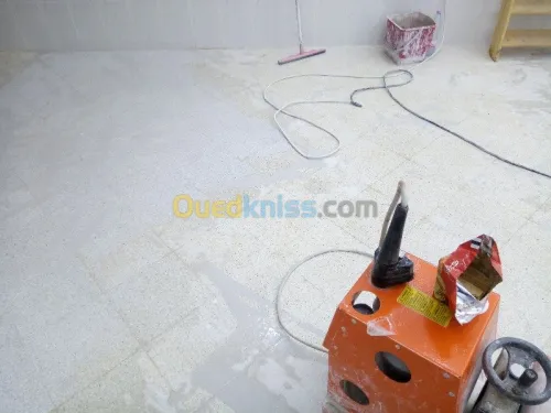 ponçage lustrage cristallisation  