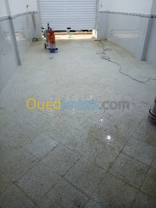 ponçage lustrage cristallisation  