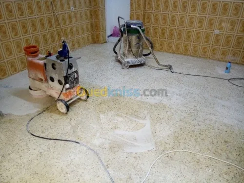 ponçage lustrage cristallisation  