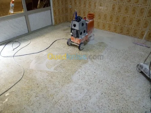 ponçage lustrage cristallisation  