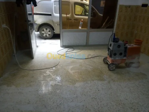 ponçage lustrage cristallisation  