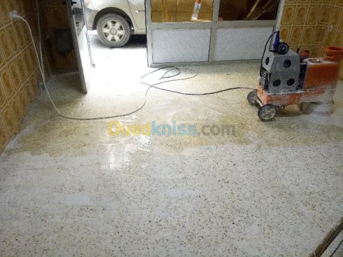 ponçage lustrage cristallisation  