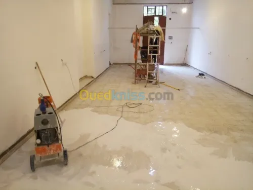 ponçage lustrage cristallisation  