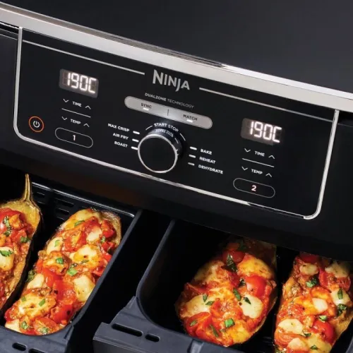 AIR FRYER NINJA DUAL ZONE 9.5L (4.25+4.25) DOUBLE BAC VENTILÉ 2470W / CASH ET FACILITÉ