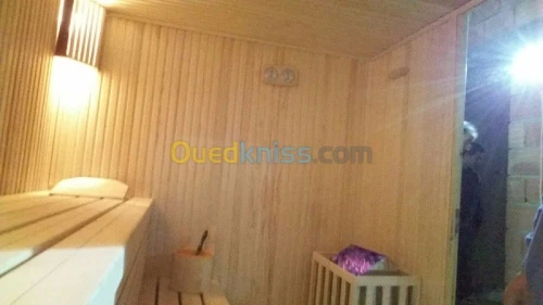 Fabrication de sauna sûre musure 