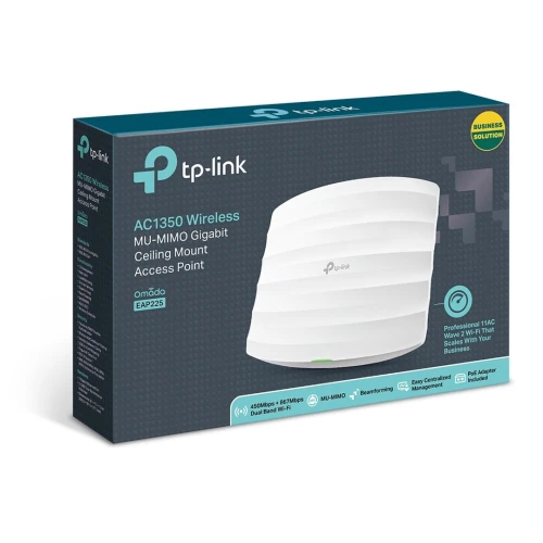 POINT D'ACCES PLAFONNIER TP-LINK EAP225 Wi-Fi 5 AC1350 DOUBLE BAND