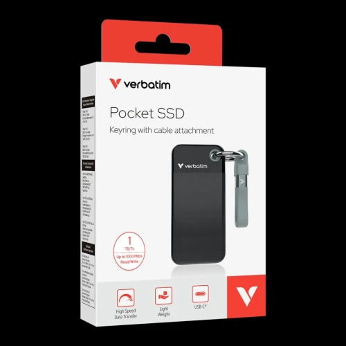 SSD Externe Verbatim Pocket 1 Tb UP To 1000MB/s
