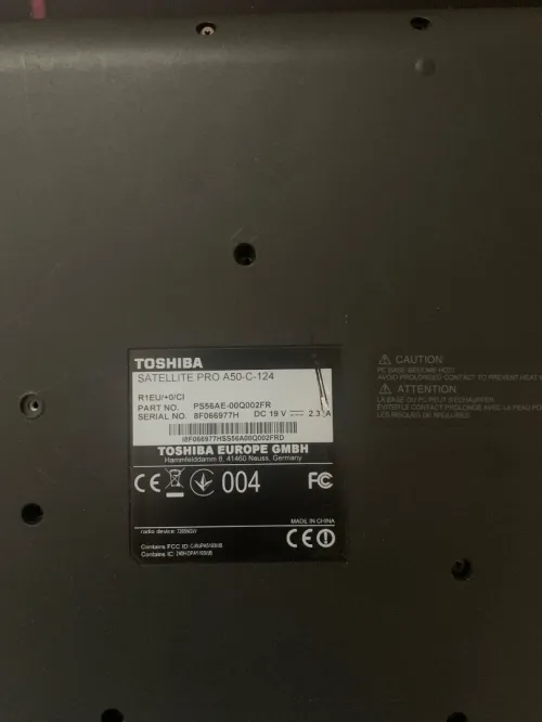 Pc portable Toshiba satellite PRO windows 10 
