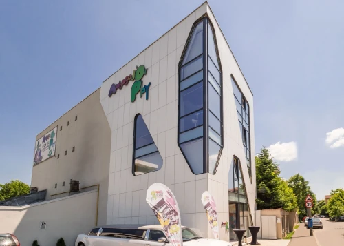 Panneaux HPL MEG ABET LAMINATI AVEC  SYSTÈME VISIBLE POUR FAÇADES VENTILEES