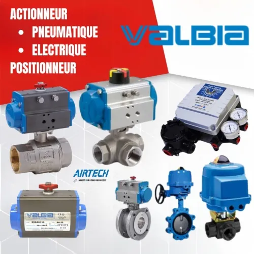 actionneur pneumatique - vanne motorisé - actionneur electrique  - vanne papillon - festo camozzi 