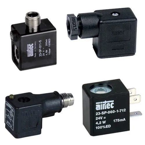 BOBINE ELECTROVANNE - BOBINE DISTRIBUTEUR - (220V AC - 24 AC /DC- 48VAC - 110VAC- 12V ) 