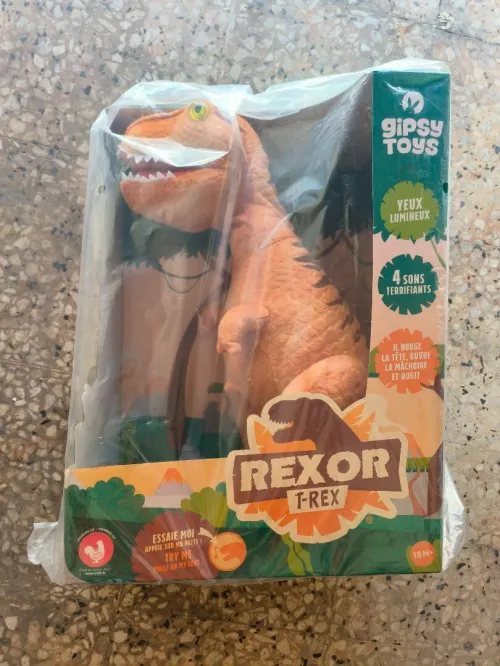 Dinosaure T-REX peluche à fonction 