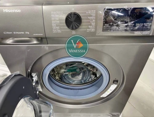 Machine A Laver 8Kg Automatique Marque Hisense Gris Et Blanc