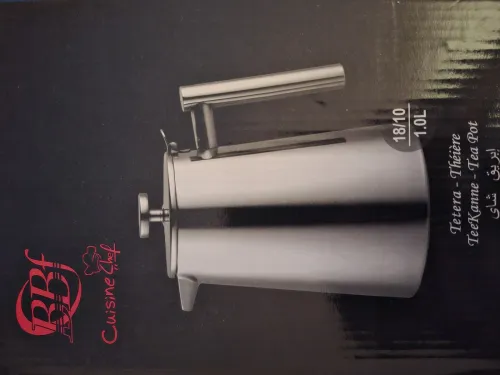 Théière en inox 1L BBF Cuisine Chef  neuve