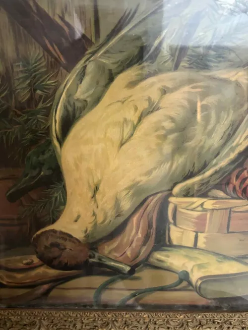 Deux tableaux chromolithographie 