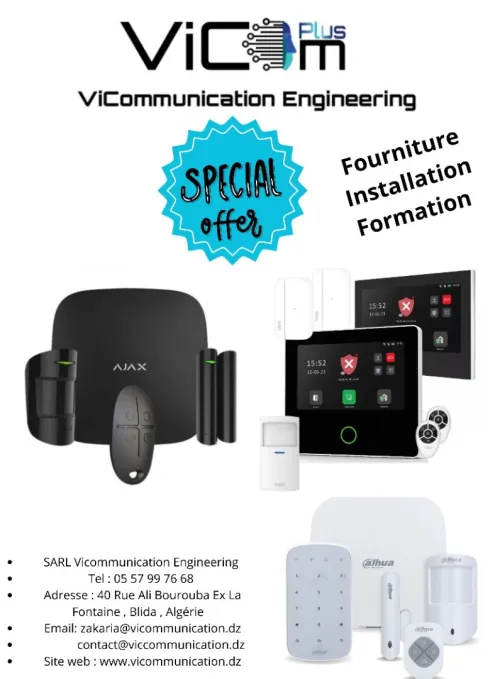 Promo 2026, Installation et Vente Alarme Anti Intrusion & Détection Incendie