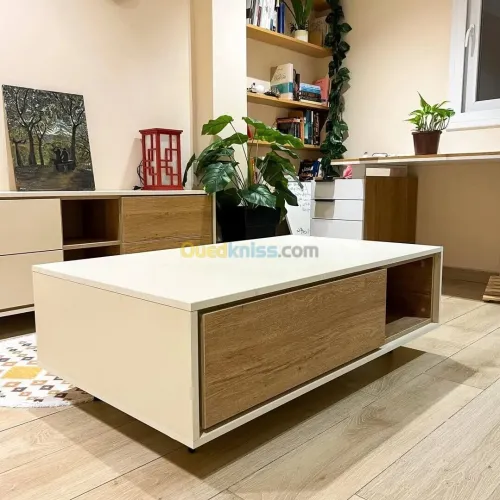 Cuisine & Table tv Table basse Moderne En MDF High Gloss