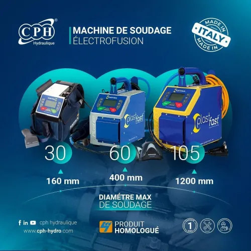 MACHINE DE SOUDAGE ELECTROFUSION PLASTITALIA IPLAST 105