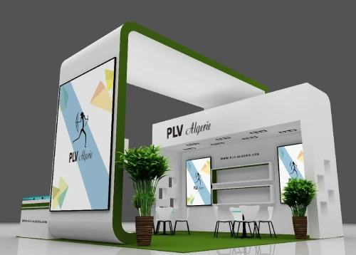 conception et réalisation de Stands foire / expositions . Aménagement d'espace 