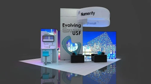 conception et réalisation de Stands foire / expositions . Aménagement d'espace 