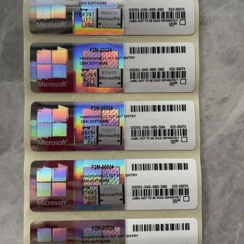 Microsoft Windows 11 Pro étiquette/ Sticker Original  Disponible  quantité