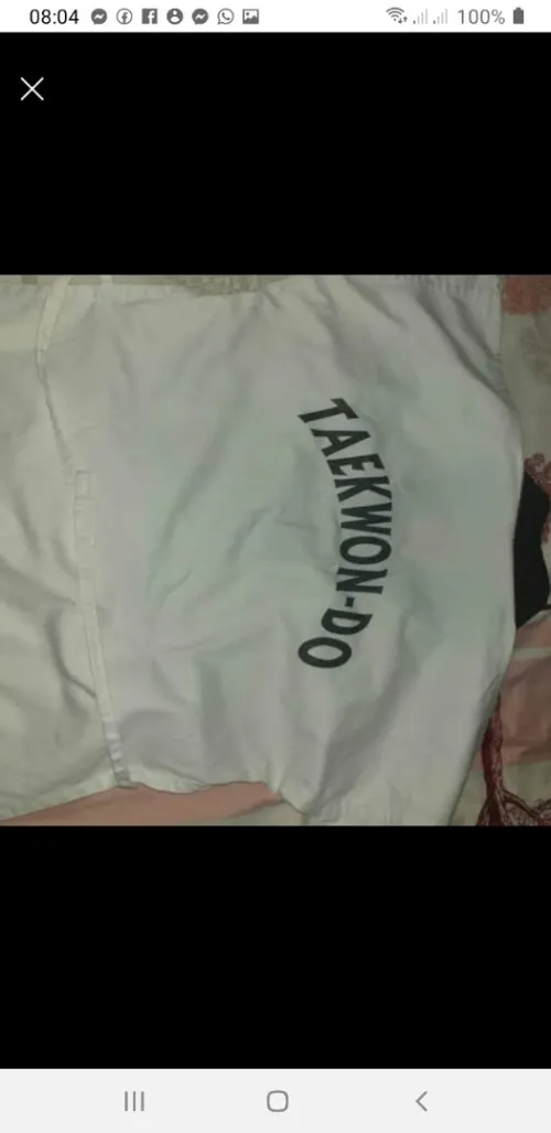 kimono taekwondo  enfant international taille 170cm made in Pakistan bonne occasion