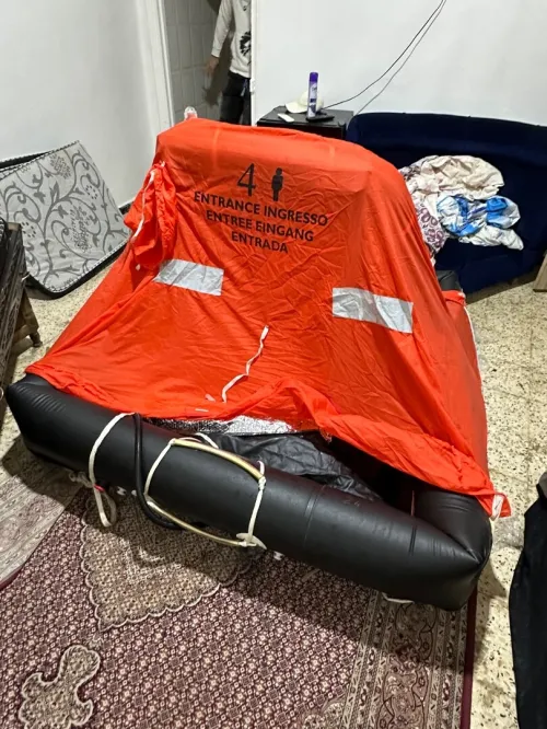 radeau de sauvetage gonflable marque ARIMAR liferaft