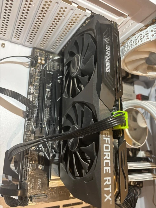 Rtx 3060ti 8gb zotac oc black edition with box (used like new)