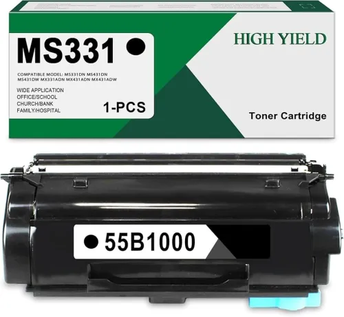 Toner Lexmark MS/MX331/431 avec puce