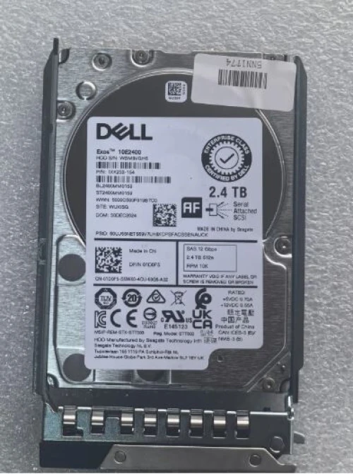 Disque SAS Dell 1D0F5 / RWR8F / Seagate ST2400MM0159 2.4TB 2.5in SFF SAS Drive
