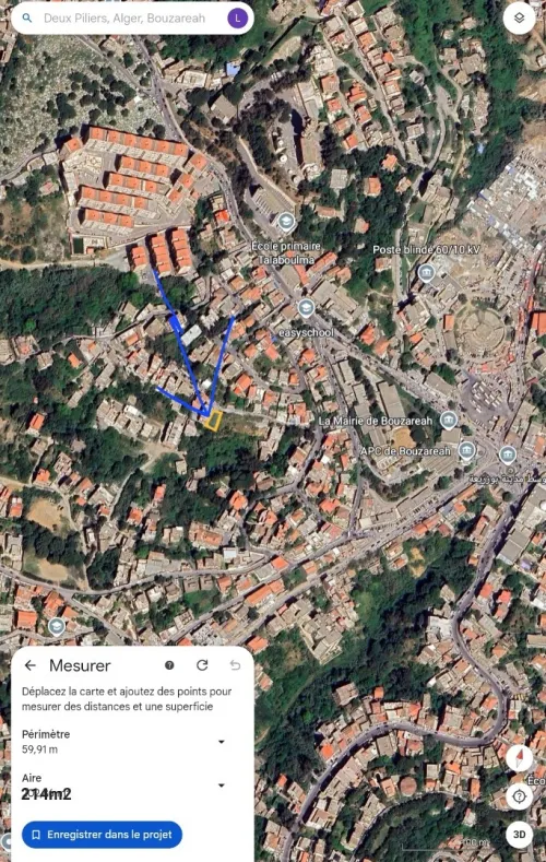 Vente Terrain Alger Bouzareah
