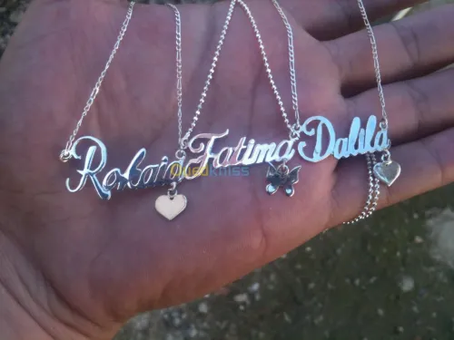 chaîne et pendentif  en argent  