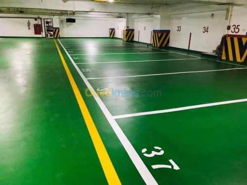 revetment de sol epoxy