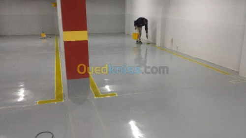 revetment de sol epoxy