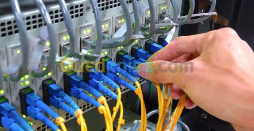 Fusionement fibre optique et Teste