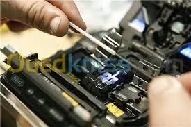Fusionement fibre optique et Teste