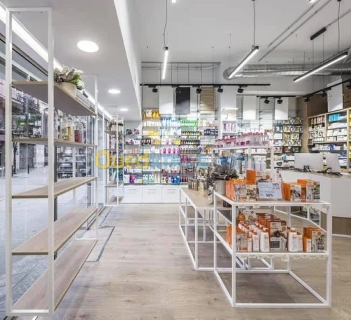 Agencement magasin cosmétique, alger 