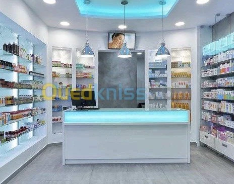 Agencement magasin cosmétique, alger 