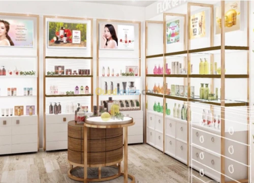 Agencement magasin cosmétique, alger 