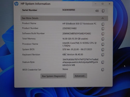 HP ELITEBOOK 830 G7 13.3"