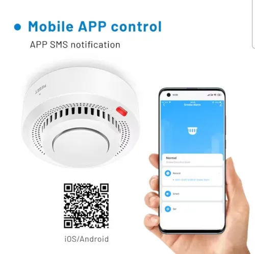  Detecteur de fumée intelligent connectée wifi