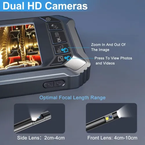 CIMELR Caméra d'inspection industriel double objective FHD ALS5005 
