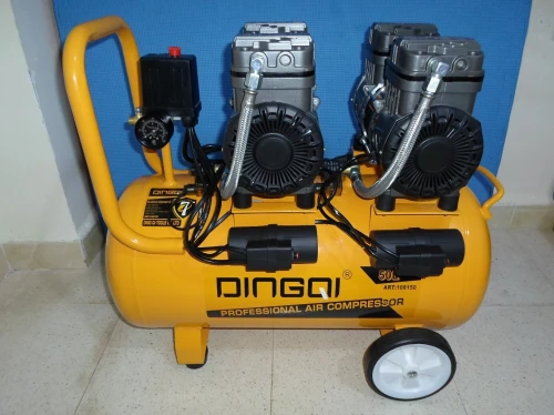 Compresseur d'air électrique haute pression industriel silencieux sans huile DingQi 50L 2HP/1600W